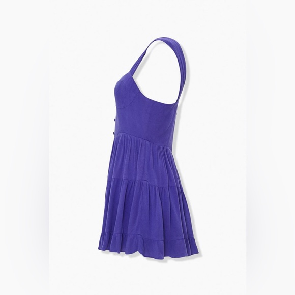 FOREVER 21 Button-Front Sweetheart Romper Size M - Picture 4 of 7